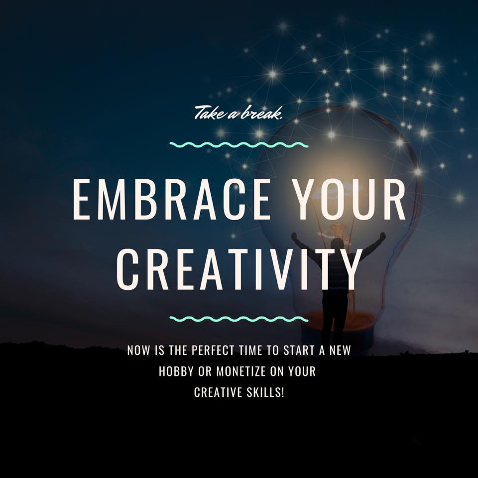 Embrace Your Creativity Motivational Poster