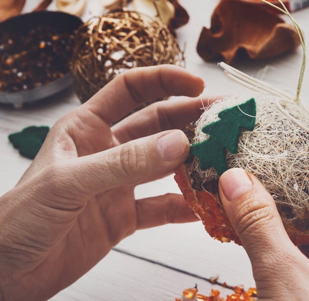 Needle Felted Ornament Craft