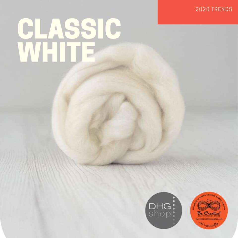 DHG Classic White Wool Roving