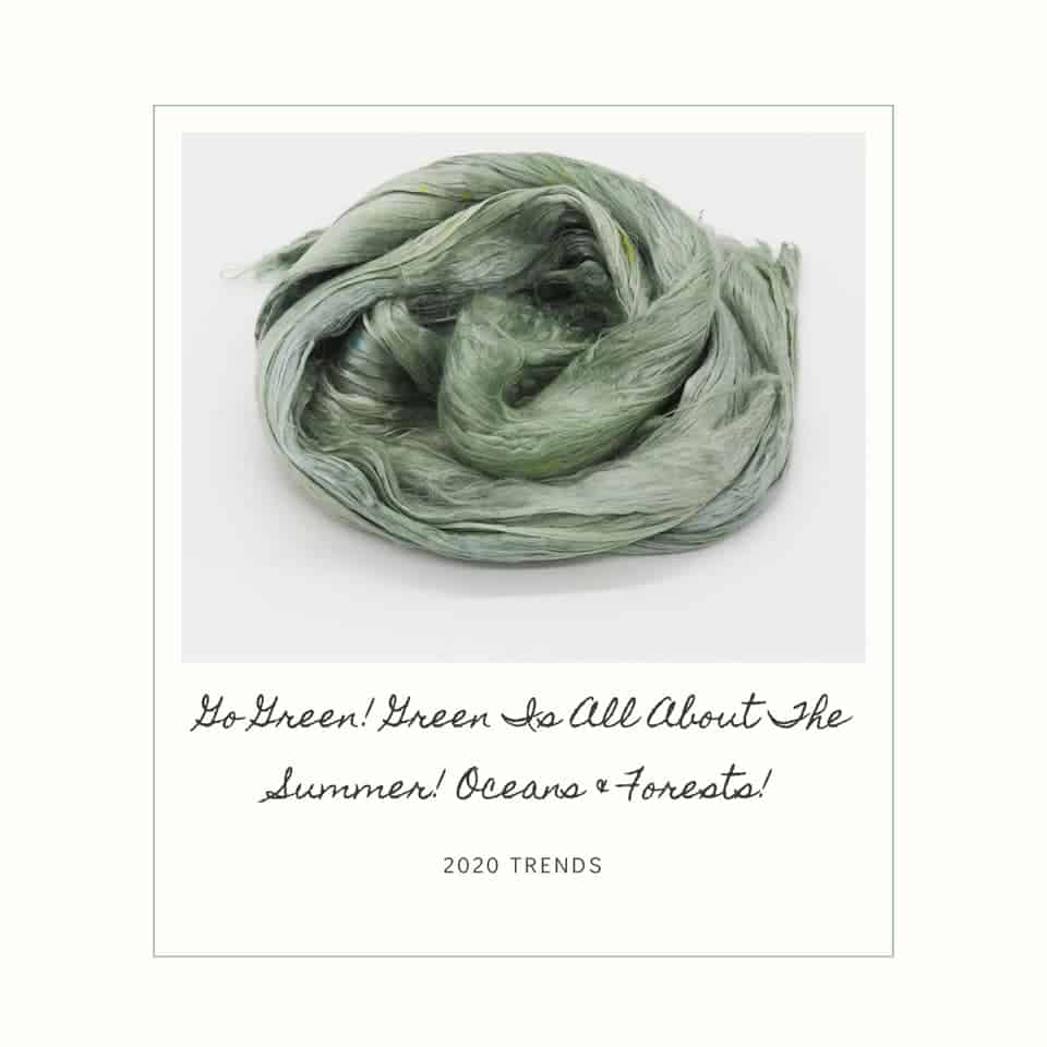 Biscay Green Wool Roving